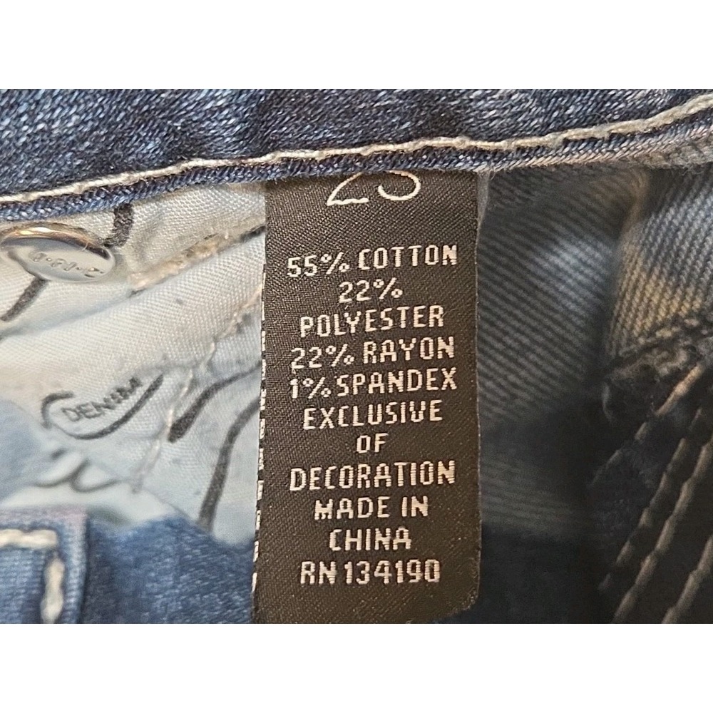 INC Curvy Fit Short Boot Leg Stretch Denim Jeans Women's Sz 2 - Picture 5 of 12